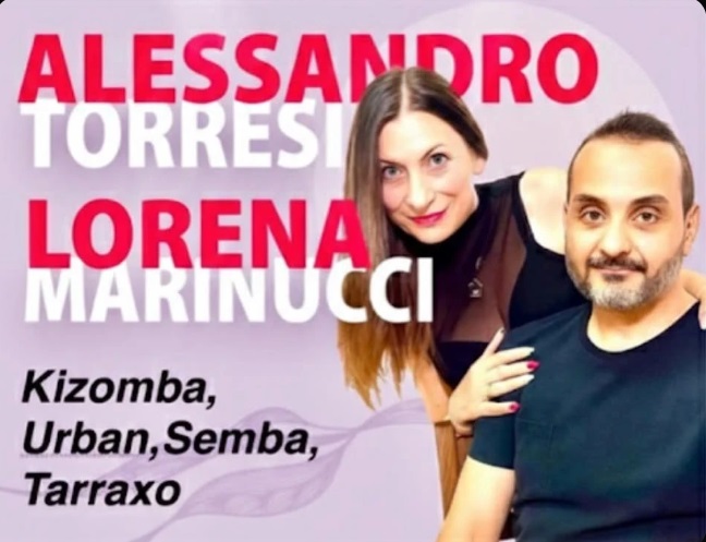 Alessandro Torresi e Lorena Marinucci, creatori della Cumbia Kiz